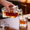 KAMMAK 8KPJB005 glass decanter styled on dining table image 5
