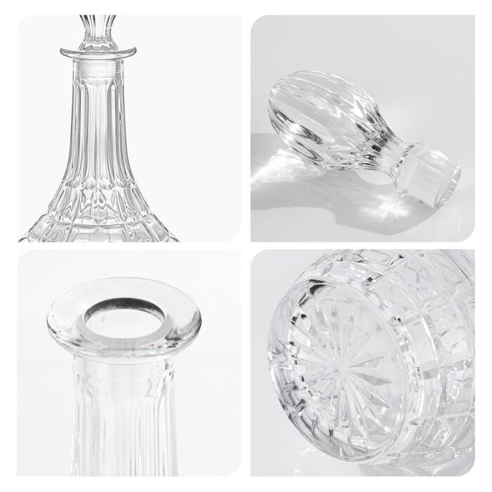 KAMMAK 8KPJB002 glass decanter close-up material texture detail image 4