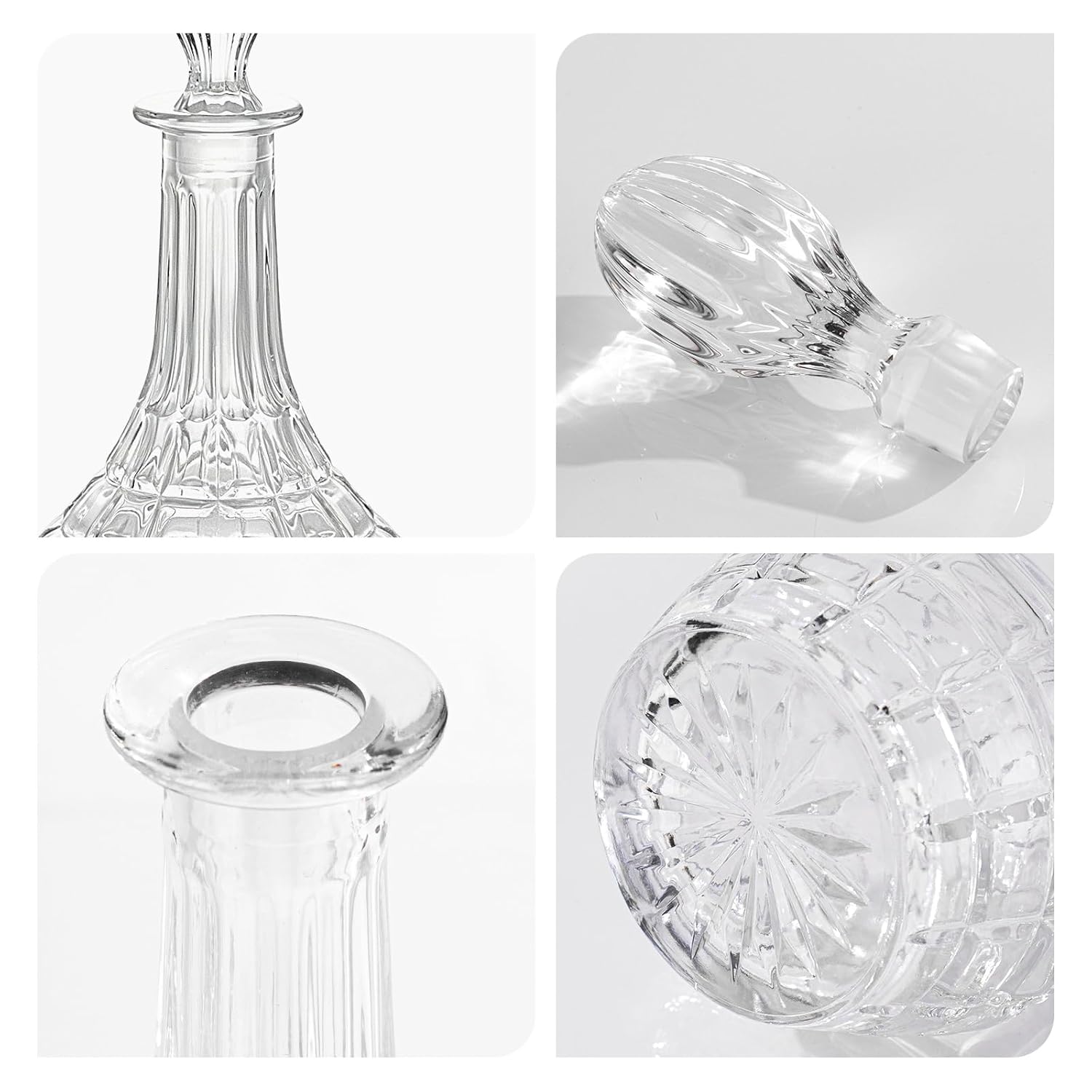KAMMAK 8KPJB002 glass decanter detail image 3 in product description