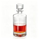 Liquor Decanter, 950ml Glass Decanter with Stopper, Lead-Free Elegant Red Wine Carafe, Unique Wine Aerator for Bar, Party, Anniversary, Home, Banquet, Idea Gift for Men and...