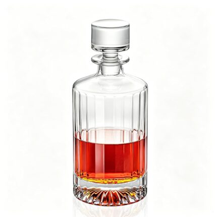 Liquor Decanter, 950ml Glass Decanter with Stopper, Lead-Free Elegant Red Wine Carafe, Unique Wine Aerator for Bar, Party, Anniversary, Home, Banquet, Idea Gift for Men and...