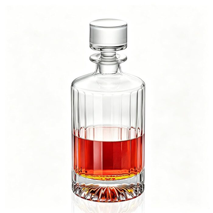 Liquor Decanter, 950ml Glass Decanter with Stopper, Lead-Free Elegant Red Wine Carafe, Unique Wine Aerator for Bar, Party, Anniversary, Home, Banquet, Idea Gift for Men and...