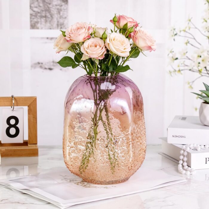 KAMMAK 8HPSYX030 glass vase side angle view showing silhouette