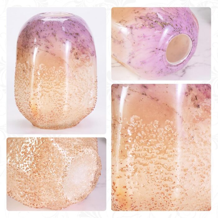 KAMMAK 8HPSYX030 glass vase close-up material texture detail image 4