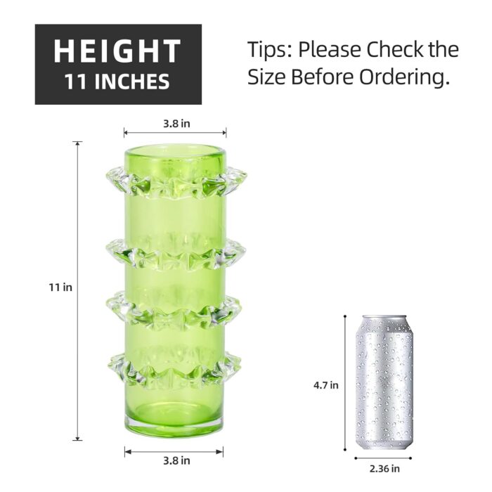 KAMMAK 8HPSYX031 glass vase shape and proportion detail image 3