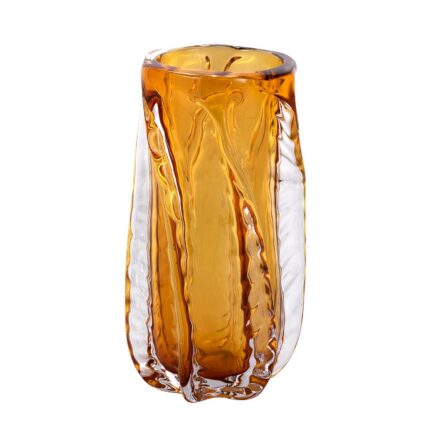 KAMMAK Colored Glass Vase, Beautiful Hand Blown Decorative Vase, Modern Art Vase for Flower Mantle Dining Table Centerpiece, Entryway Living Room Wedding Decoration (SYX34) KAMMAK 8HPSYX034 glass vase product card image