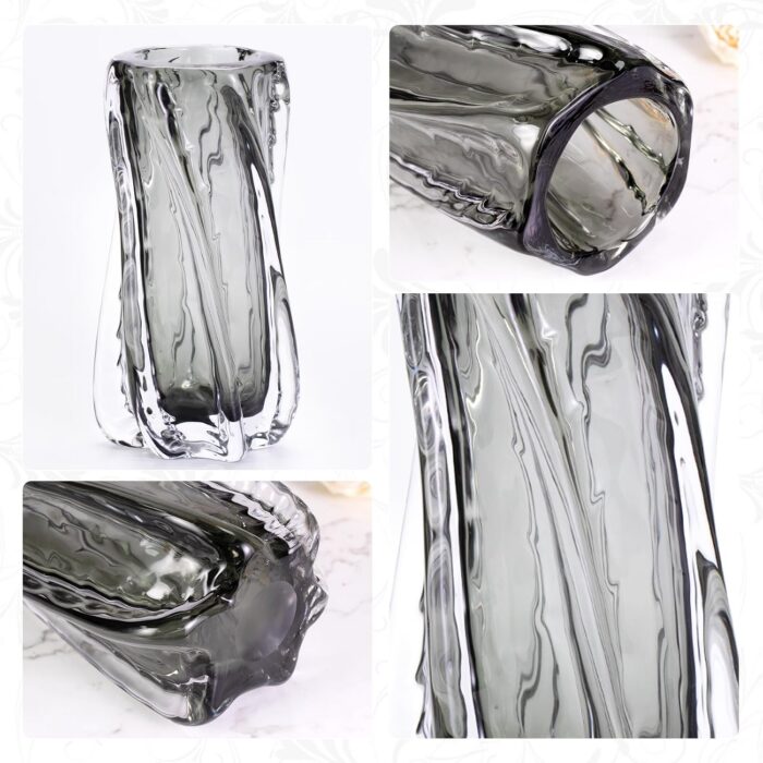 KAMMAK 8HPSYX033 glass vase shape and proportion detail image 3
