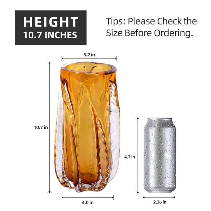 KAMMAK 8HPSYX034 glass vase shape and proportion detail image 3