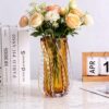 KAMMAK 8HPSYX034 glass vase side angle view showing silhouette