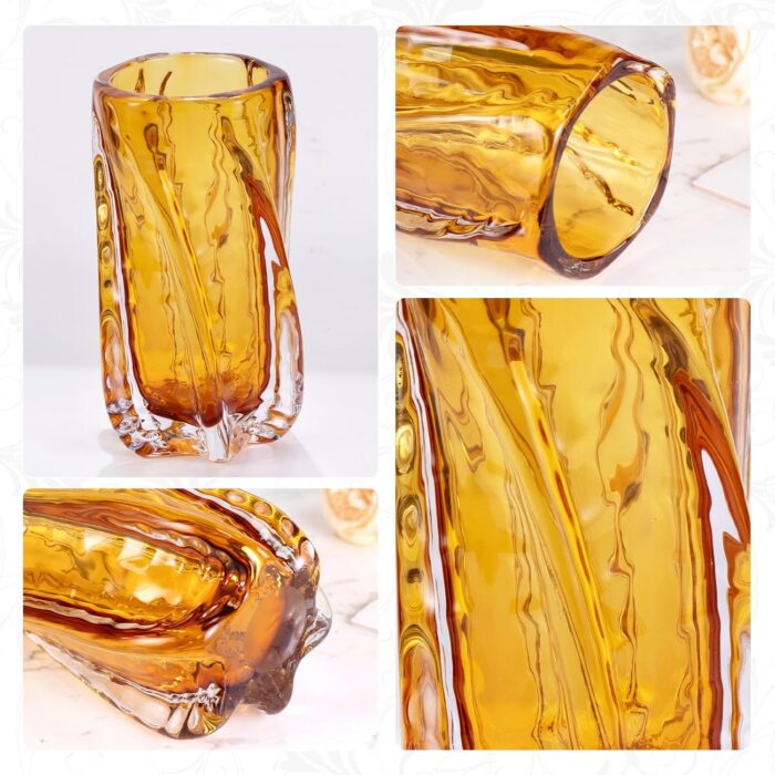 KAMMAK 8HPSYX034 glass vase close-up material texture detail image 4