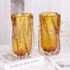 KAMMAK 8HPSYX034 glass vase styled on dining table image 5