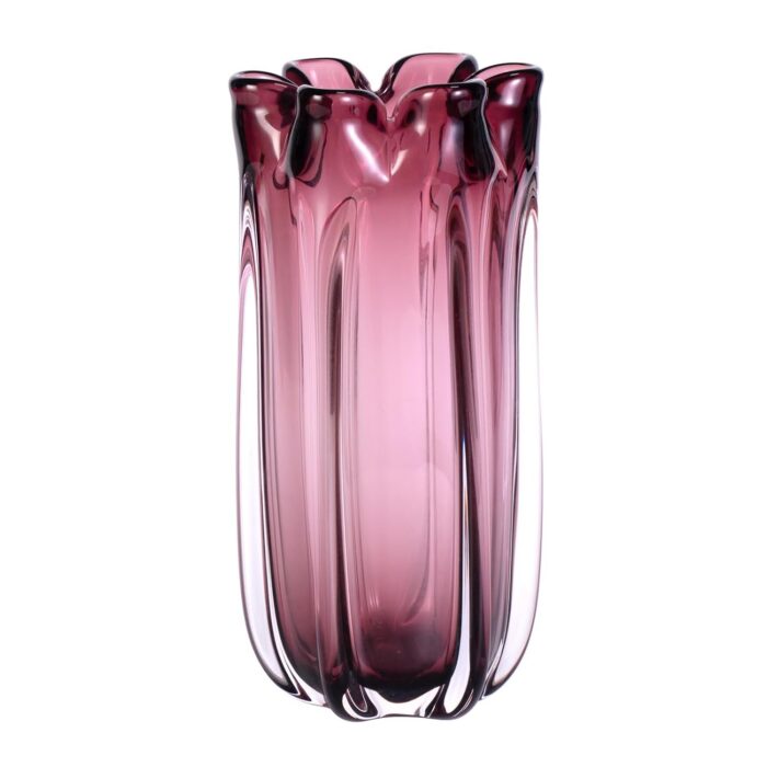 KAMMAK 8HPSYX035 glass vase front view for product display
