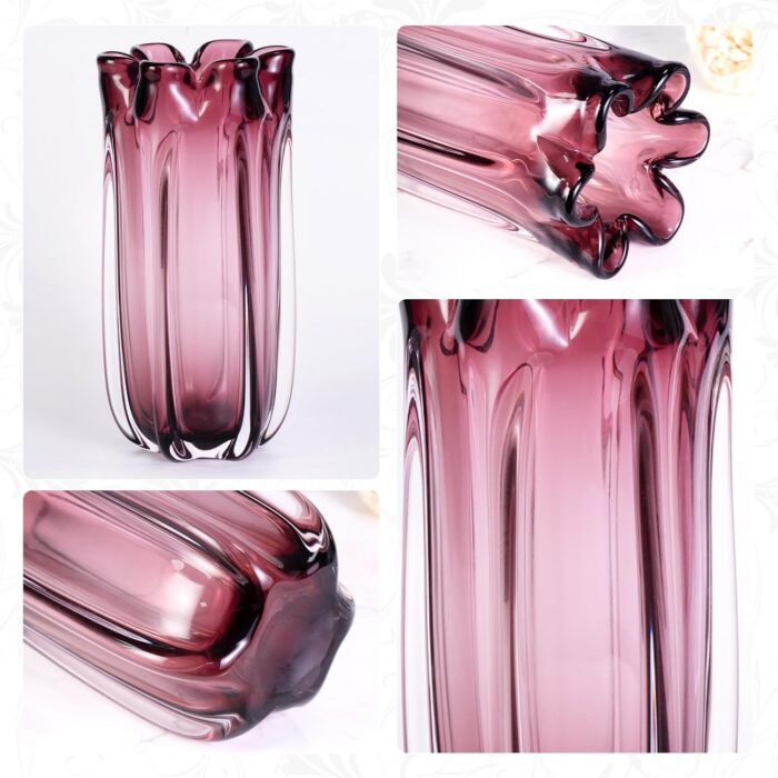KAMMAK 8HPSYX035 glass vase close-up material texture detail image 4