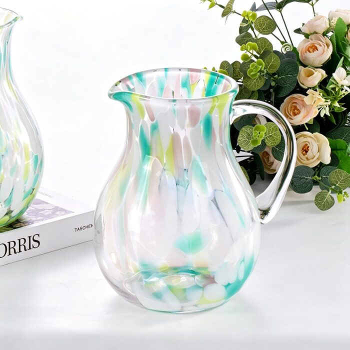 KAMMAK 8HPSYX036 glass vase styled on dining table image 5