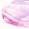KAMMAK Crystal Glass Fruit Bowl, Hand Blown Decorative Dessert Plate | Pink, Luxury Centerpiece, Aesthetic Counter Decor, Colored Modern Art, For Party, SXY12 KAMMAK 8GPSXY012 decorative serving plate scale and proportion view image 6