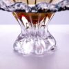 KAMMAK Glass Fruit Bowl, Handcraft Decorative Dessert Plate | Luxury Centerpiece, Aesthetic Counter Decor, Colored Modern Art, For Party Serving, SXY8 KAMMAK 8GPSXY008 decorative serving plate styled on dining table image 5