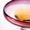 KAMMAK Glass Fruit Bowl, Handcraft Decorative Dessert Plate | Luxury Centerpiece, Aesthetic Counter Decor, Colored Modern Art, For Party Serving, SXY8 KAMMAK 8GPSXY009 decorative serving plate scale and proportion view image 6