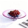 KAMMAK Glass Fruit Bowl, Luxury Centerpiece Glass Bowl, Hand Blown Decorative Dessert Plate, Green Aesthetic Counter Decor, Colored Modern Art Serving Bowls for Party (SXY05) KAMMAK 8GPSXY005 decorative serving plate decorative craft detail image 7
