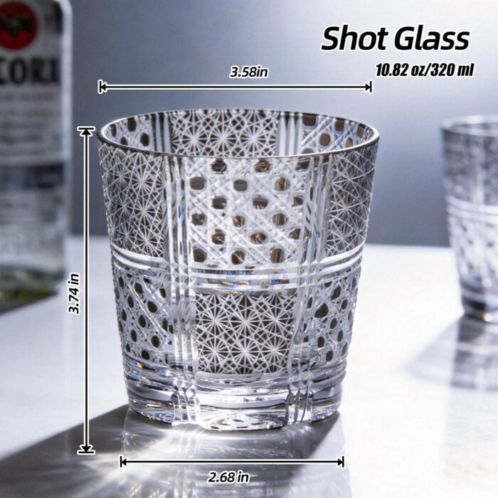 KAMMAK 8KPRS024 whiskey glasses shape and proportion detail image 3