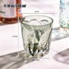 KAMMAK Whiskey Glasses Set of 2, Handcrafted Japanese Cut Glass | 330ML,Old Fashioned, Stemless, For Bourbon, Scotch, Spirits & Cocktails, Perfect Men & Women Gift, Grey, RS1 KAMMAK 8KPRS001 whiskey glasses shape and proportion detail image 3
