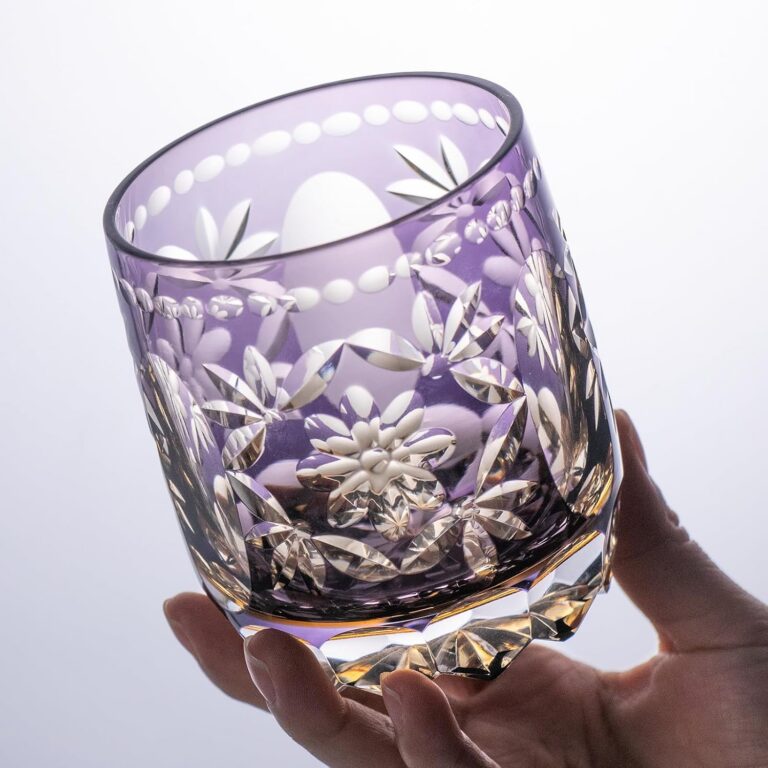 KAMMAK Japanese-inspired old fashioned whiskey glasses detail image