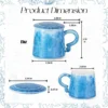 KAMMAK 7KPSP727N+728N ceramic cup and saucer side angle view showing silhouette