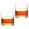 KAMMAK 777N clear heavy-base whiskey glasses set of two KAMMAK 7KPSP777N whiskey glasses front view for product display