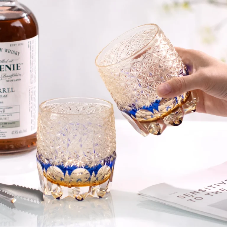 KAMMAK Cut Old Fashioned Whiskey Glasses, Set of 2 - CM002 - product image 4