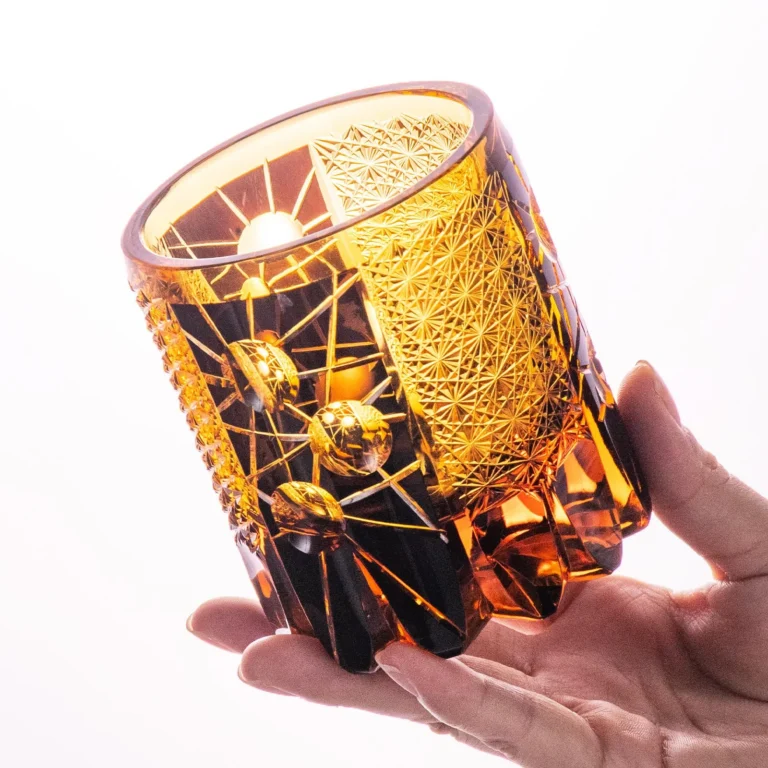 KAMMAK Cut Old Fashioned Whiskey Glasses, Set of 2 - CM005 - product image 5