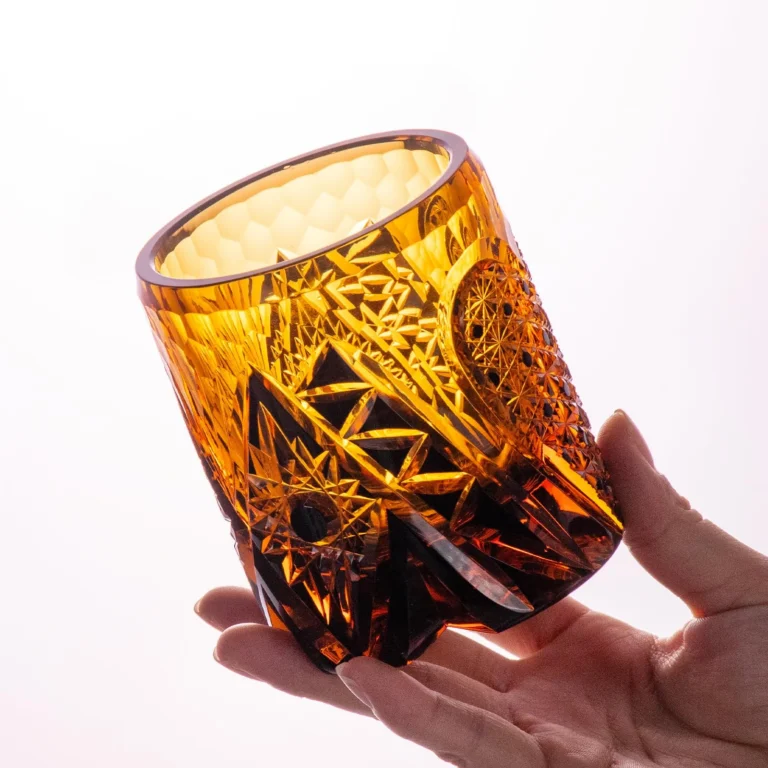 KAMMAK Cut Old Fashioned Whiskey Glasses, Set of 2 - CM006 - product image 5
