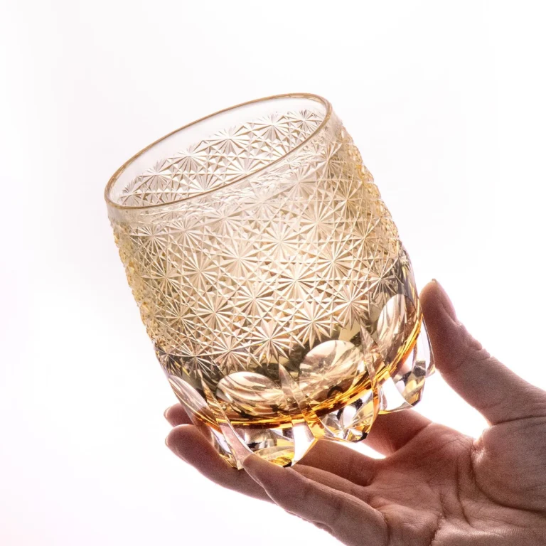 KAMMAK Cut Old Fashioned Whiskey Glasses, Set of 2 - CM009 - product image 5