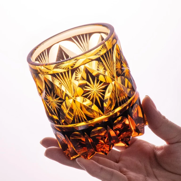 KAMMAK Cut Old Fashioned Whiskey Glasses, Set of 2 - CM011 - product image 5