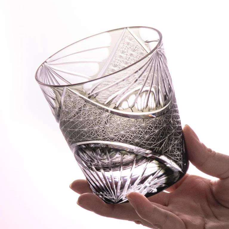 KAMMAK Cut Old Fashioned Whiskey Glasses, Set of 2 - CM017 - product image 5