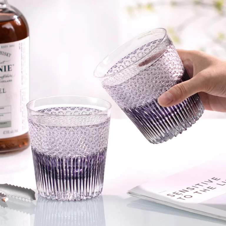KAMMAK Cut Old Fashioned Whiskey Glasses, Set of 2 - CM018 - product image 4