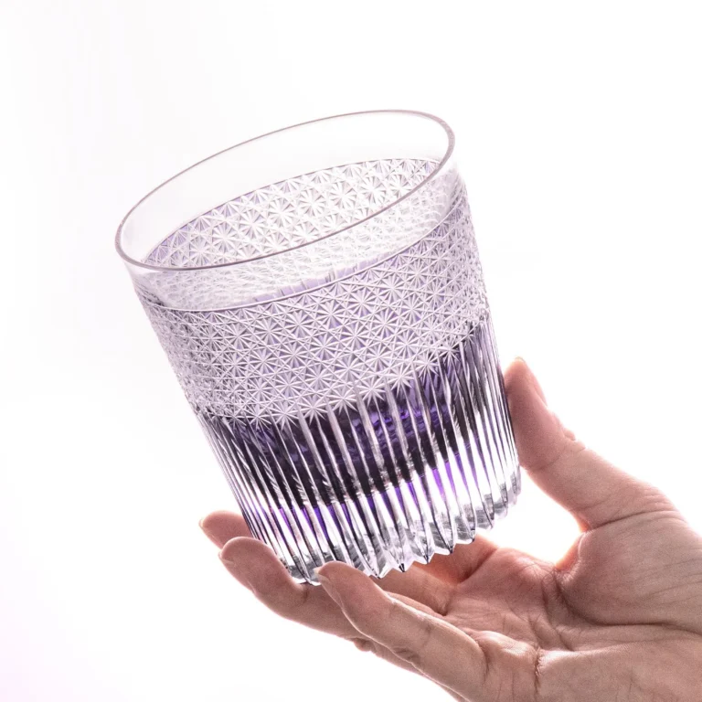 KAMMAK Cut Old Fashioned Whiskey Glasses, Set of 2 - CM018 - product image 5