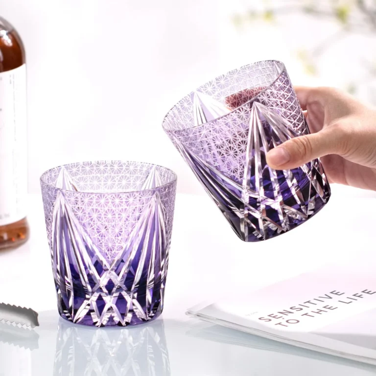 KAMMAK Cut Old Fashioned Whiskey Glasses, Set of 2 - CM020 - product image 4