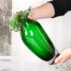 KAMMAK Emerald Green Tall Hand-Blown Art Glass Vase - SYX026 - product image 6 KAMMAK 8HPSYX026 glass vase scale and proportion view image 6