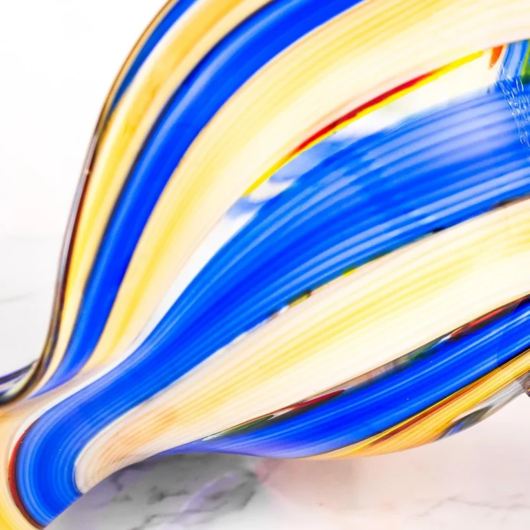 KAMMAK FH2137 decorative glass fruit bowl product presentation