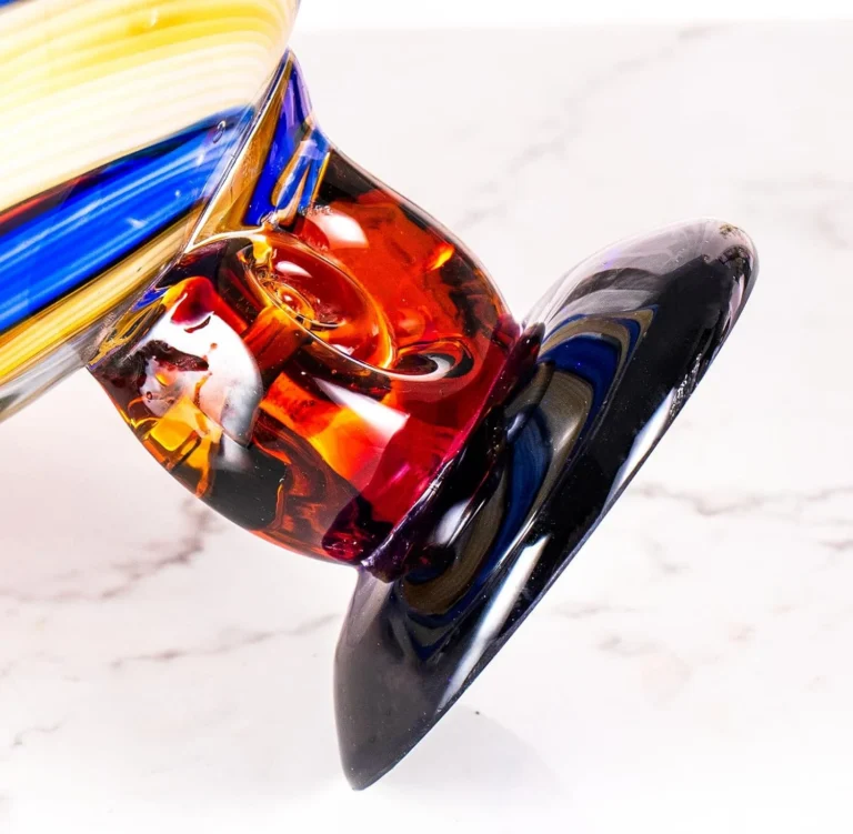 Alternate view of KAMMAK FH2137 decorative glass fruit bowl