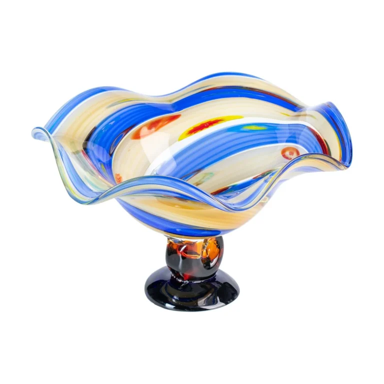 KAMMAK FH2137 decorative glass fruit bowl