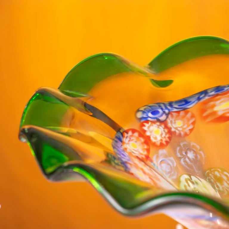 Alternate view of KAMMAK HL16 decorative glass fruit bowl