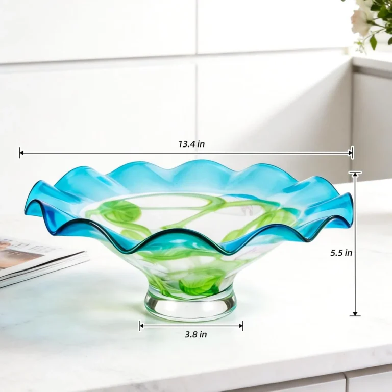 KAMMAK HL18 decorative glass fruit bowl product detail