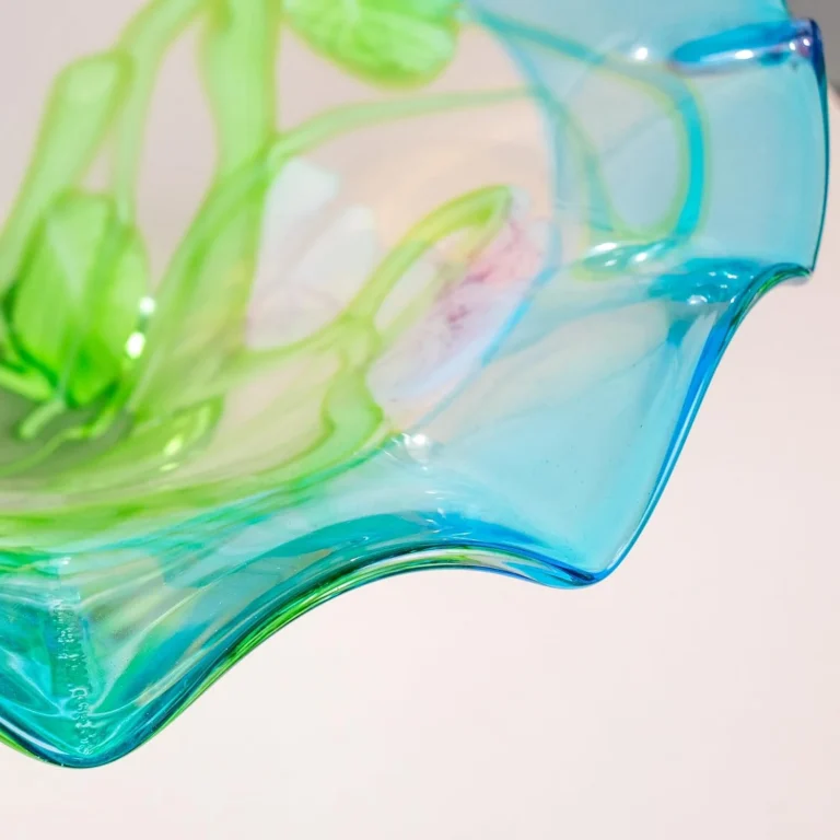 Alternate view of KAMMAK HL18 decorative glass fruit bowl