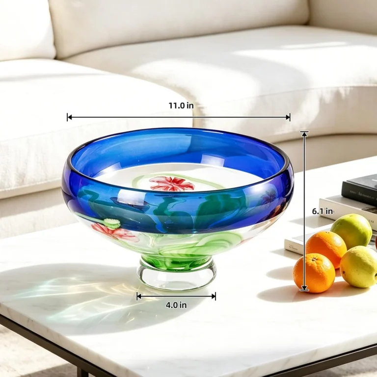 Additional view of KAMMAK HL24 decorative glass fruit bowl