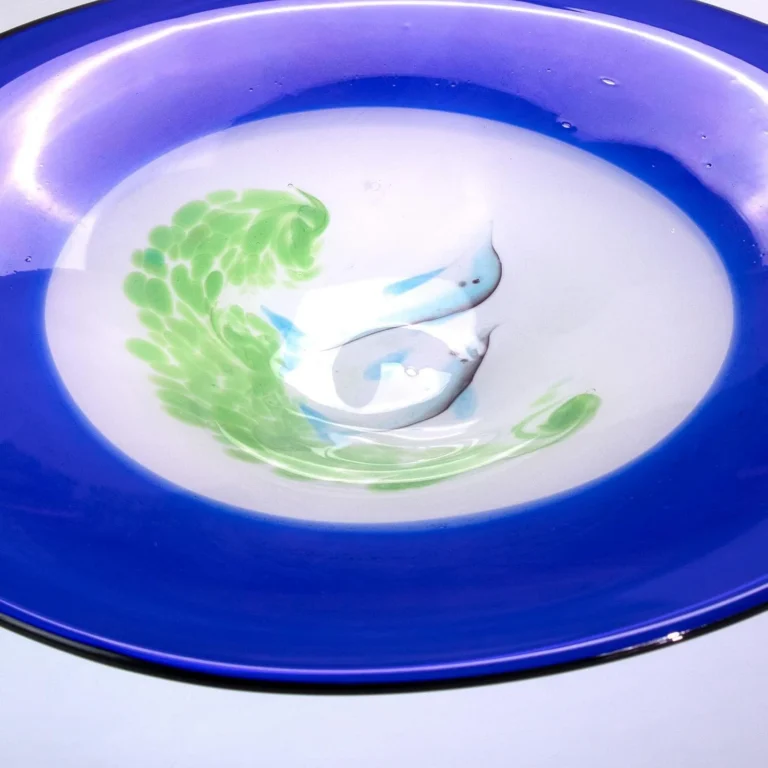 Alternate view of KAMMAK JG2021 art glass fruit bowl