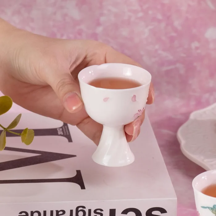 KAMMAK 7KPSP716N ceramic cup and saucer close-up material texture detail image 4