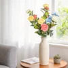 Mixed rose arrangement displayed in a cream table vase KAMMAK 8KPFZH011 home decor product scale and proportion view image 6