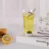 Slim Collins glass with lime drink displayed beside lemons KAMMAK 7KPSP776N home decor product close-up material texture detail image 4