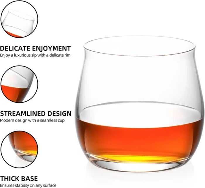 KAMMAK 7KPSP774N whiskey glasses close-up material texture detail image 4