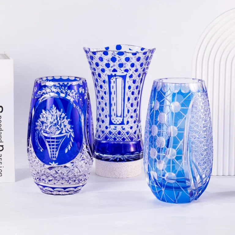 KAMMAK Hand-Blown Colored Glass Vase, 3.3"L x 2.7"W x 7.8"H – 8HPCM005 – product image 4